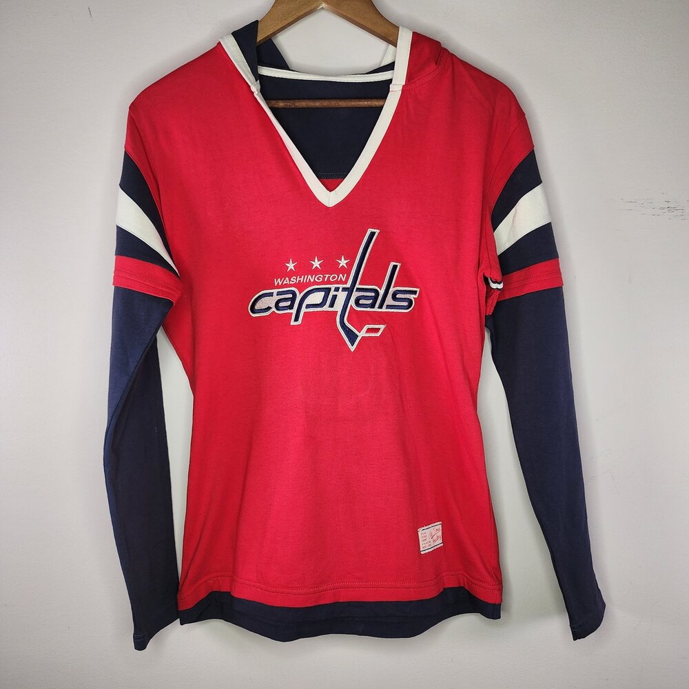 Old Time Hockey Washington Capitals Ovechkin Hoodie Red NHL